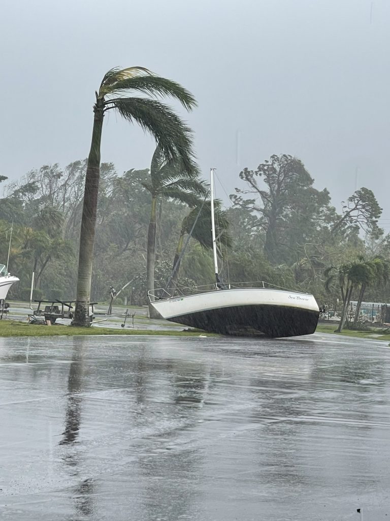 Hurricane Sailboat